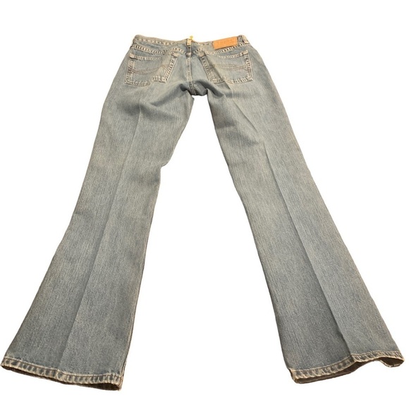 Abercrombie & Fitch Women’s 1892 High Rise Button Fly Distressed Jeans Size 8L - Picture 5 of 10